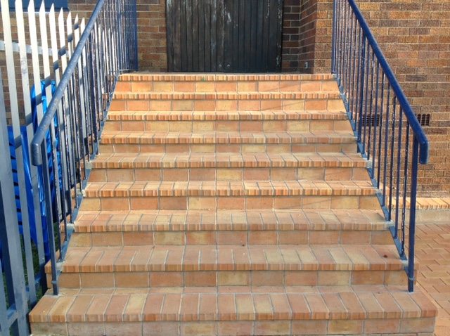 Cederberg Corobrick steps and pathway in Alberton