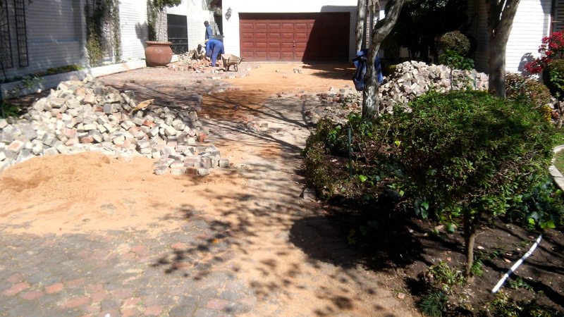 Cobble paving repair and relay in Gauteng